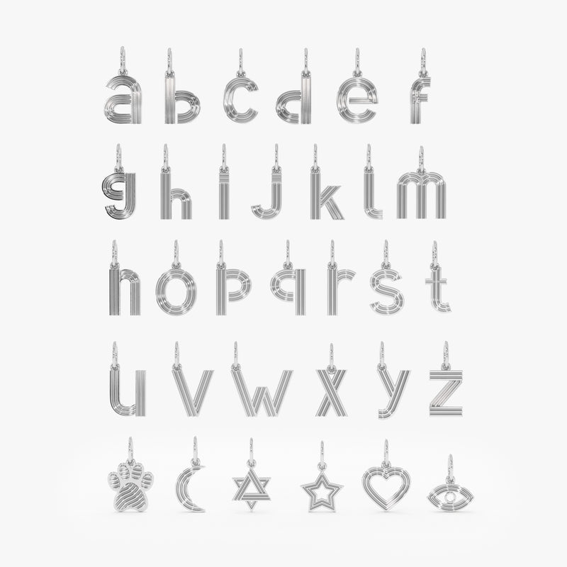 Solid Gold Personalized Charms, Faelirae