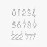 Gold Angel Number 222 Necklace, Nythara