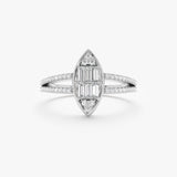 Marquise Mixed Cut Diamond Ring, Faelira