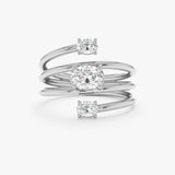 Lab Grown Diamond Coil Ring, Zavelle