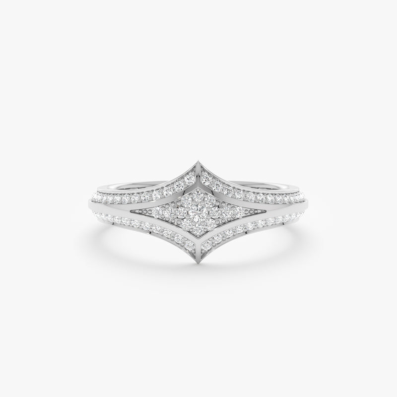 Diamond Chevron Ring, Theda