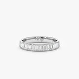 Channel Set Baguette Lab Grown Diamond Ring, Zena