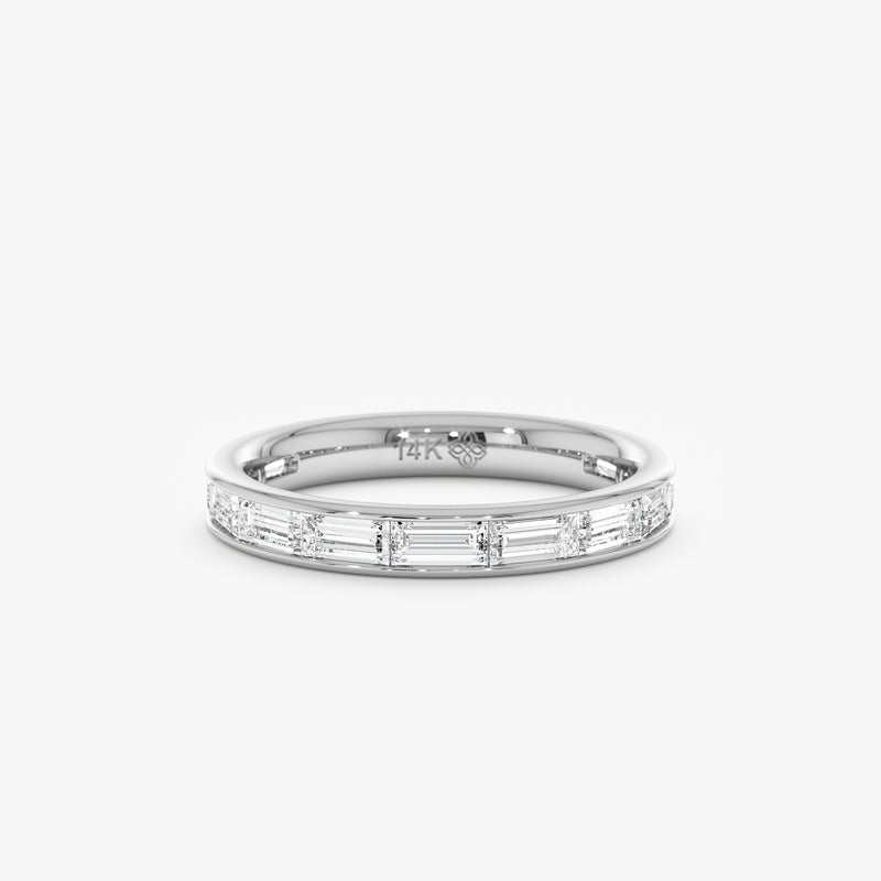 Channel Set Baguette Lab Grown Diamond Ring, Vionnet