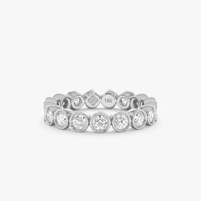 Lab Grown Diamond Bezel Eternity Ring - 3.7 mm, Neoma