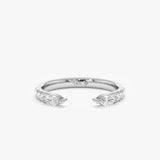 Lab Grown Marquise Diamond Cuff Ring, Isenora