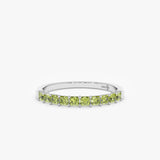 Princess-cut Peridot Ring, Cyra