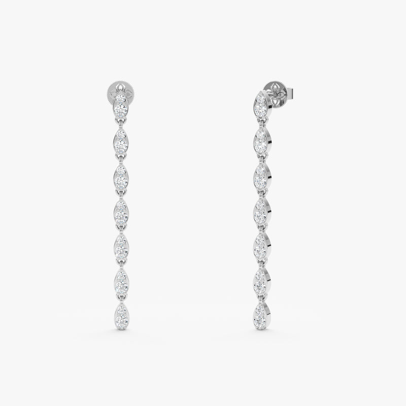 Diamond Dangle Earrings, Wynter