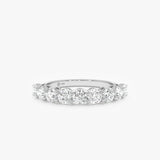 3.4 mm Round  Lab Grown Diamond Half-Eternity, Dovie
