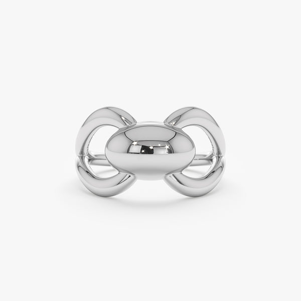 Solid Gold Bow Ring, Izee