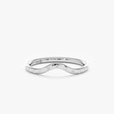 Solid Gold Curved Bar Ring, Yori