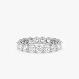 Lab Grown Diamond Prong Set Eternity Ring - 3 mm, Soraya