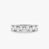 1 ctw Lab Grown Pear Shape Wedding Ring, Meir