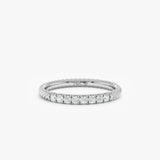 Dainty Rope Lab Grown Diamond Ring, Zelma