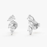 Mix Diamond Stud Earrings, Sirellina