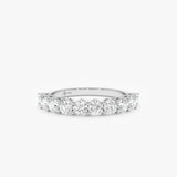 3 mm Round Diamond Half-Eternity, Dovie
