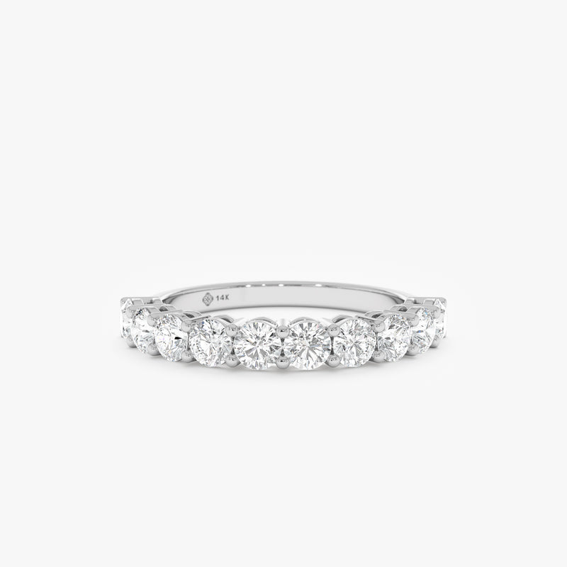 3 mm Round Diamond Half-Eternity, Dovie