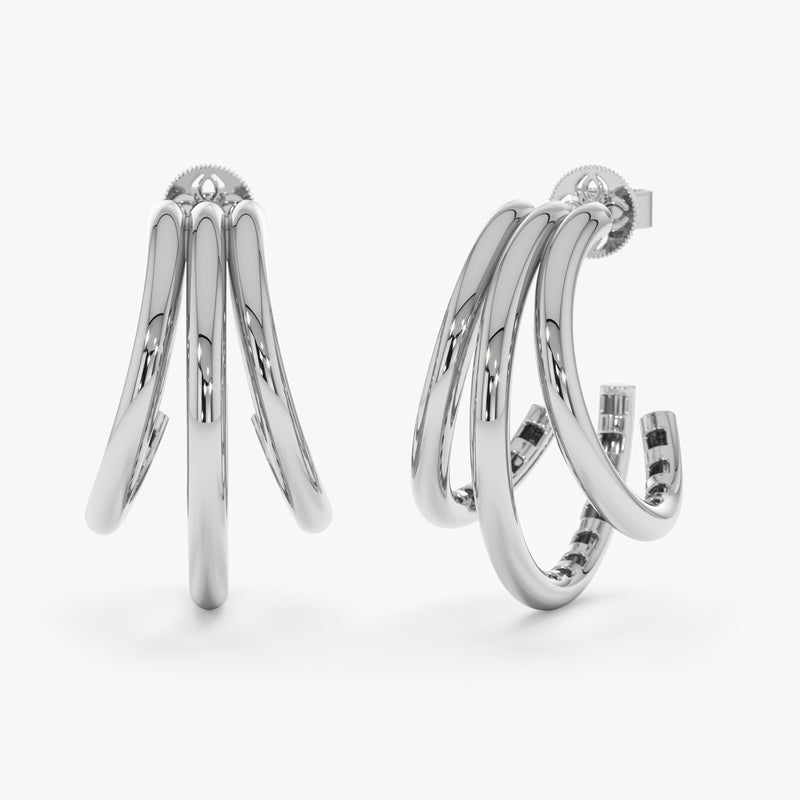 Triple Hoop Earrings, Indy