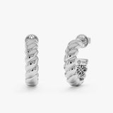 Twisted Hoop Earrings, Araminta