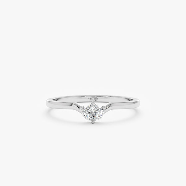 Diamond Cluster Nesting Ring, Azulik