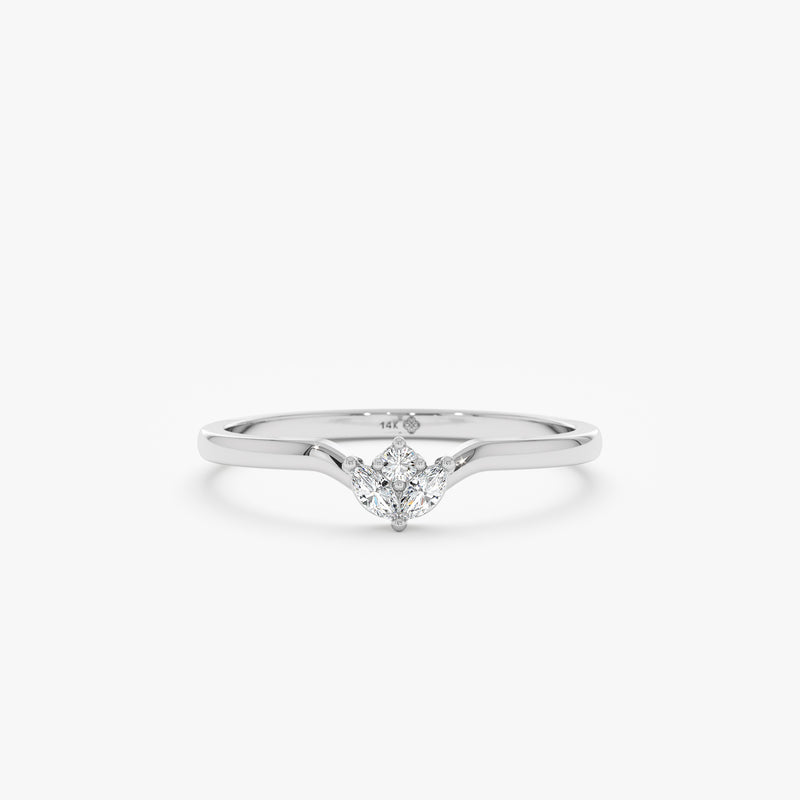 Diamond Cluster Nesting Ring, Azulik