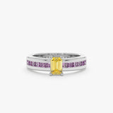 Citrine Amethyst Ring, Chani