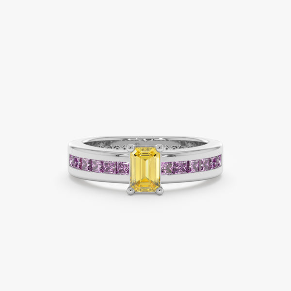 Citrine Amethyst Ring, Chani
