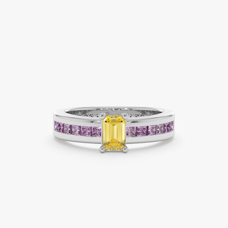 Citrine Amethyst Ring, Chani
