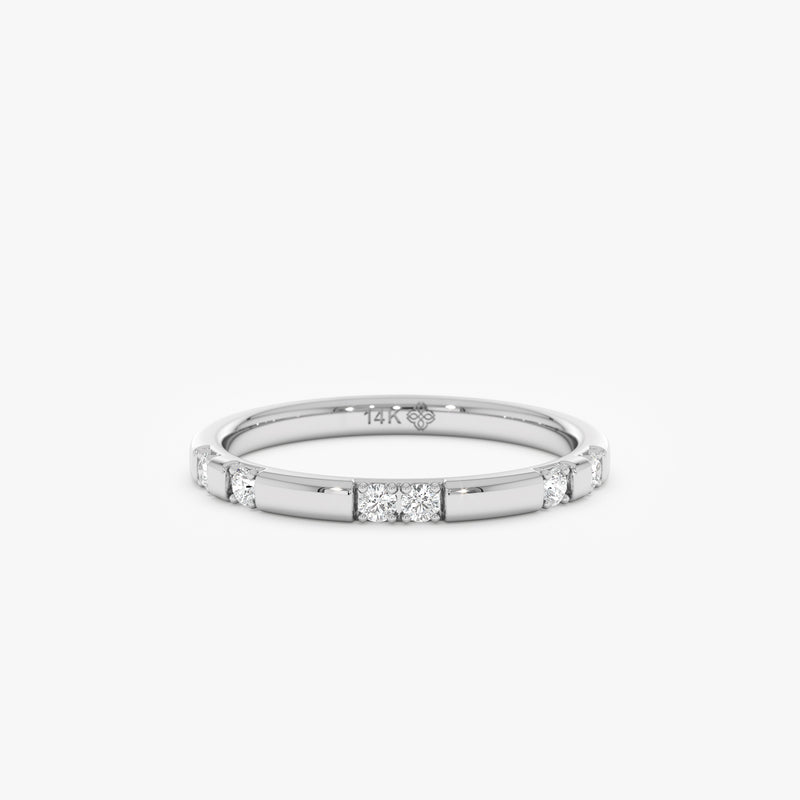 Diamond Dot-Dash Ring, Lab Grown Diamonds,Honora