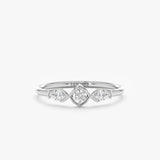Lab Diamond Bezel Ring, Thae