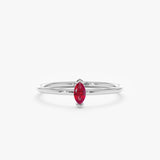 Marquise Ruby Ring, Senn