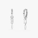 Lab Grown Diamond Dangle Earrings, Velanisse
