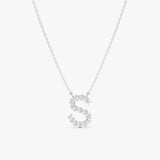 Lab Grown Diamond Initial Necklace, Anouk