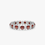 white gold eternity band
