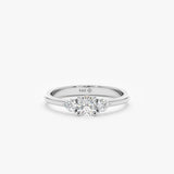 white gold classic engagement band