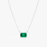 Octagon Emerald Necklace, Lexa