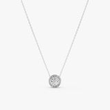 Lab Grown Diamond Ball Necklace, Caerwyn