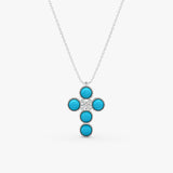 Turquoise Cross Pendant, Mirelda