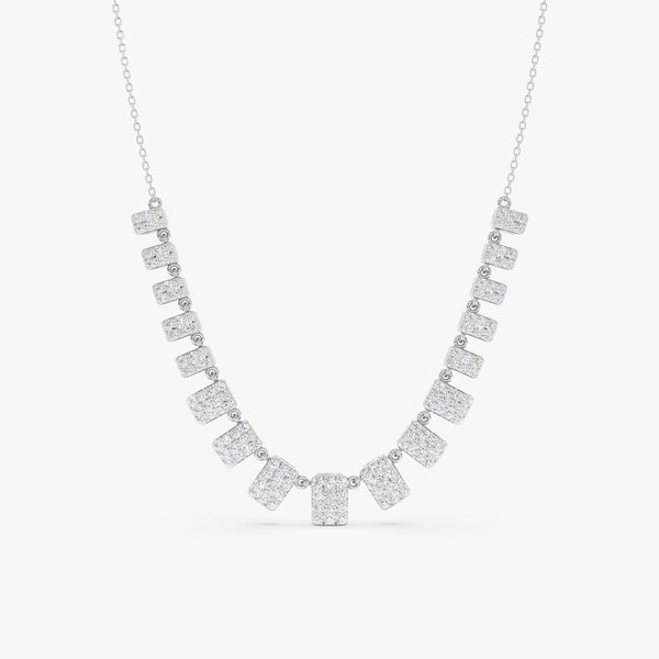 Pavé Diamond Collar Necklace, Zorya