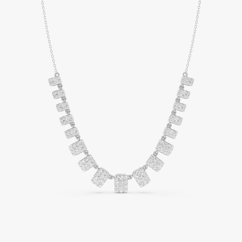 Pavé Diamond Collar Necklace, Zorya