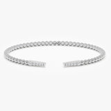 Diamond Open Cuff Bangle, Junia
