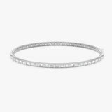 Lab Grown Baguette Diamond Bangle, Siora