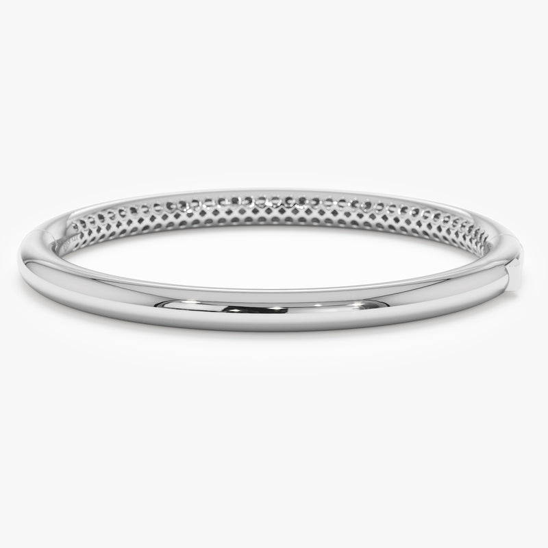 5 mm Minimalist Dome Bangle, Caia