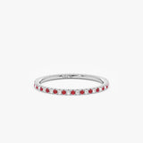 white gold precious stone full eternity 