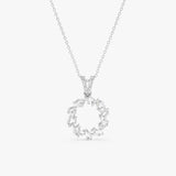 White Gold Wedding Necklace