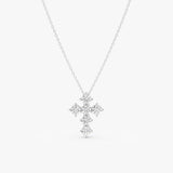 Diamond Cross Necklace, Virelitha