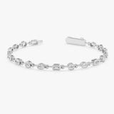 Mixed Shape Lab Grown Diamond Bracelet, Thiora