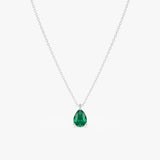 Pear-Cut Emerald Necklace, Oxa