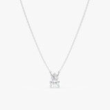 Pear Shape Lab Diamond Necklace, Holly