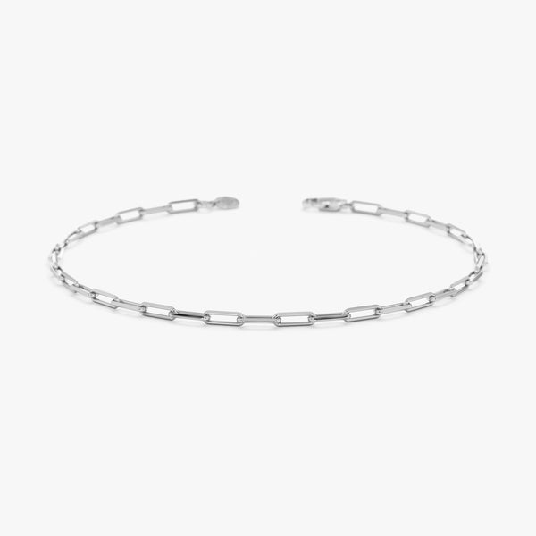 Paperclip Chain Bracelet - 1.7mm, Talia
