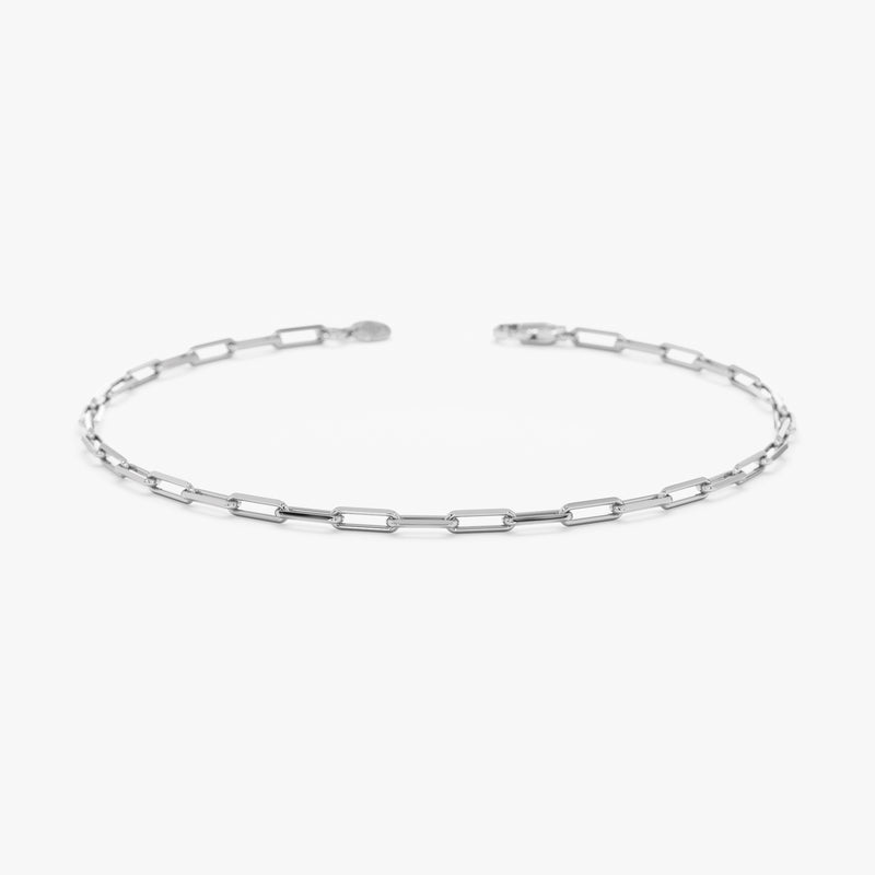 Paperclip Chain Bracelet - 1.7mm, Talia